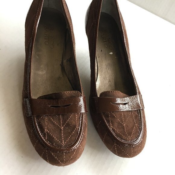 Franco sarto L-JULY suede leather loafer pump - Picture 4 of 7